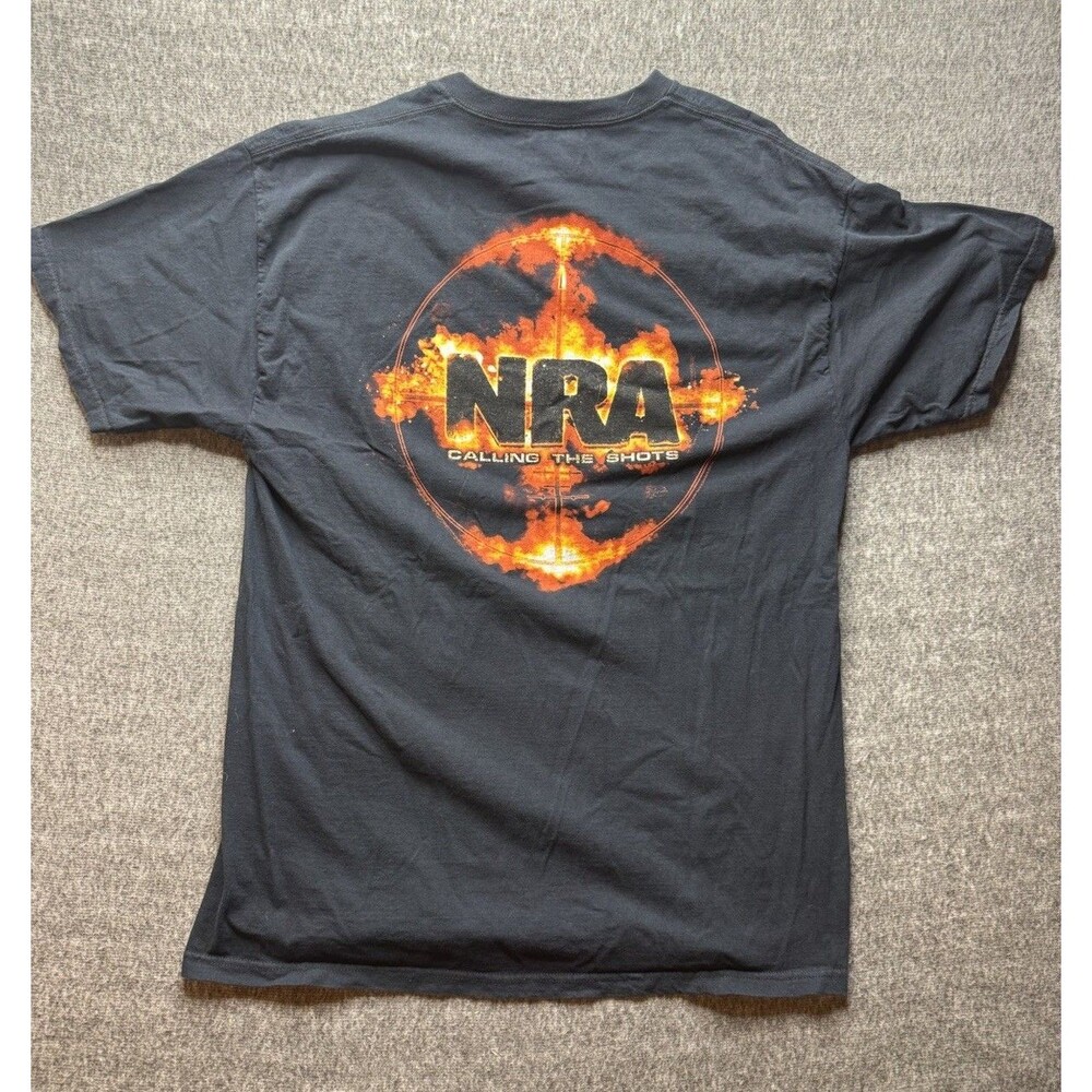 NRA Shirt Adult Extra Large Black National Rifle Association Second Amendment